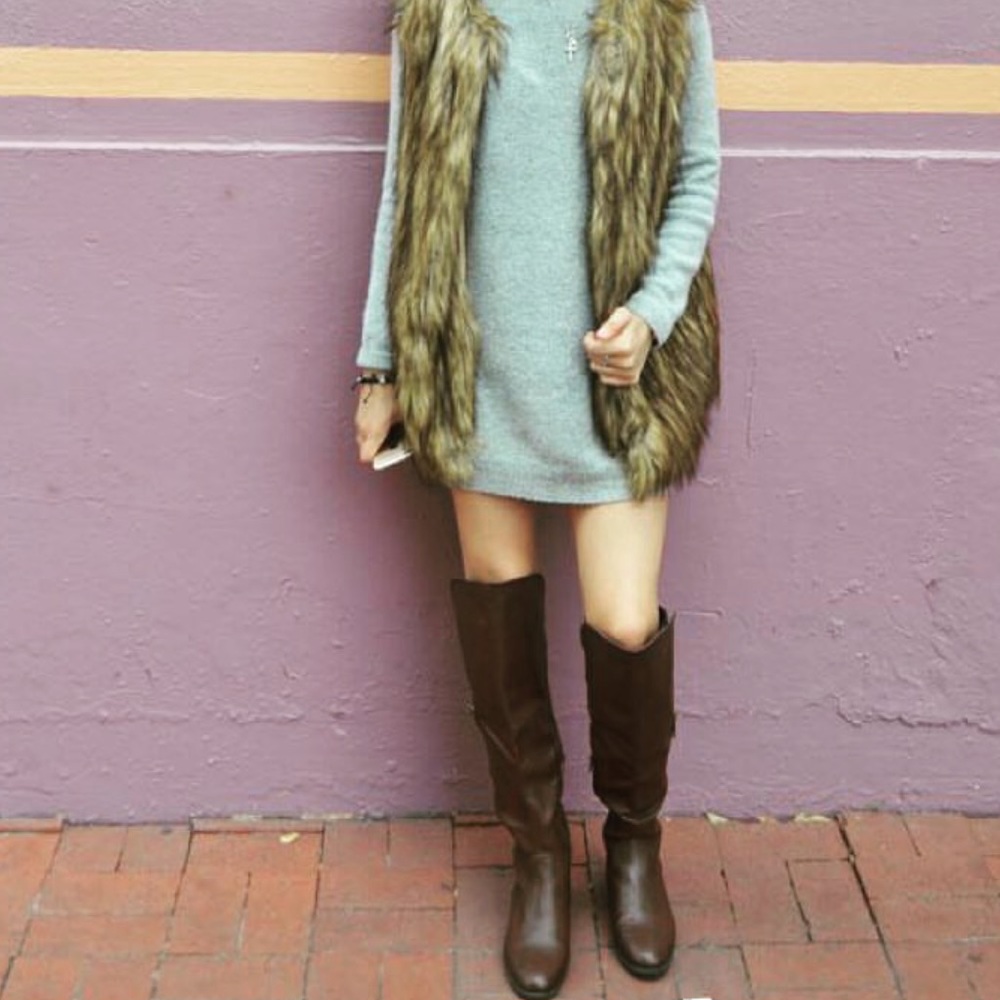 Knee high boots